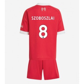 Liverpool Dominik Szoboszlai #8 Fotballklær Hjemmedraktsett Barn 2025-26 Kortermet (+ korte bukser)